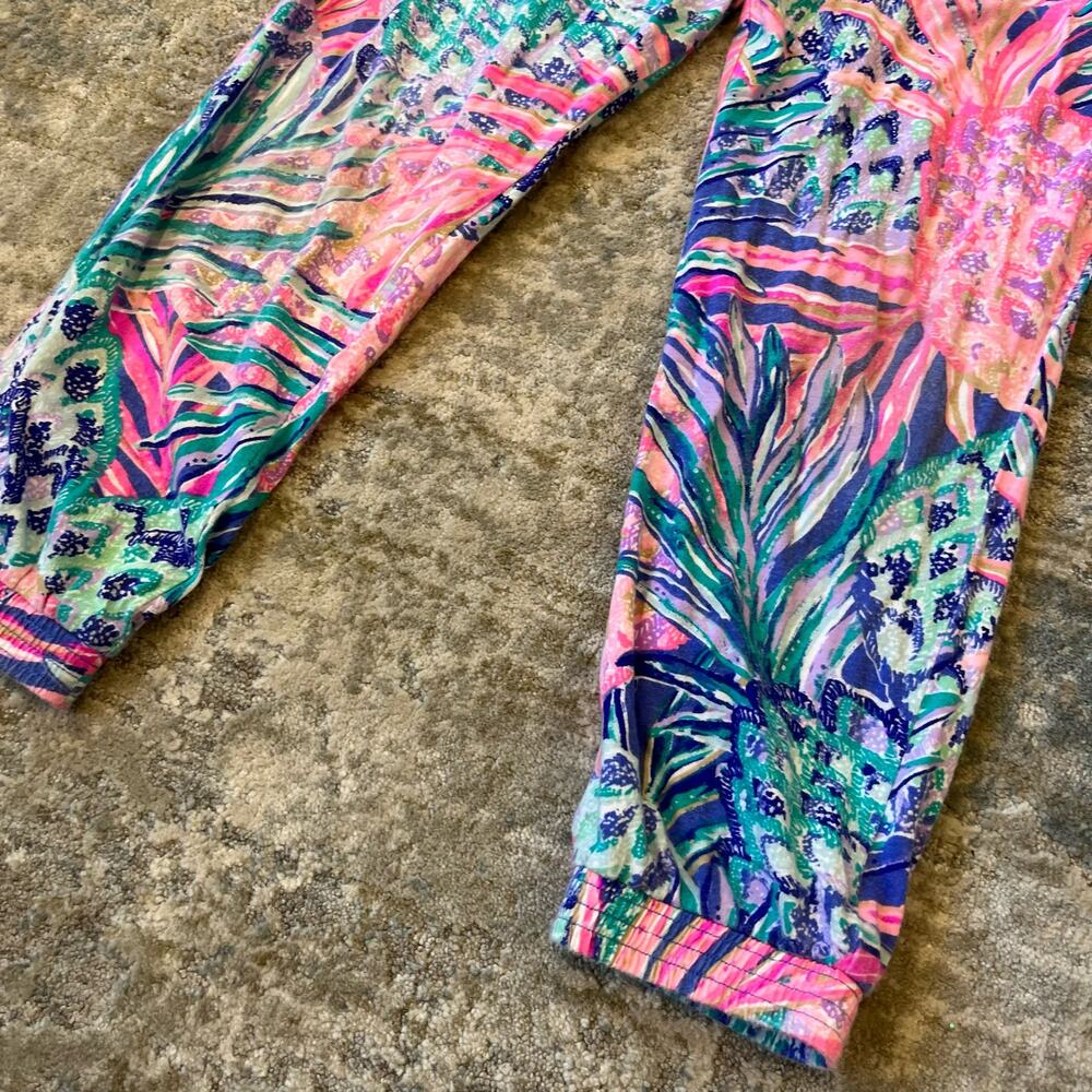 Lilly Pulitzer Girls Destan Pant Multi Gypset Paradise M 6-7 - Picture 5 of 9